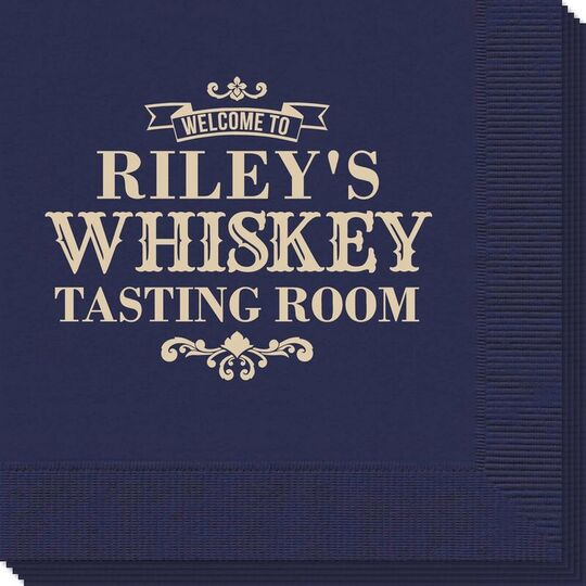 Whiskey Tasting Room Napkins